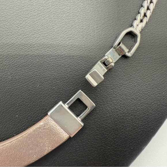 Stella & Dot KEEP Collective Reversible Leather Necklace - Picture 9 of 13